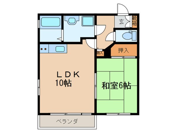 エンゼル本山の物件間取画像